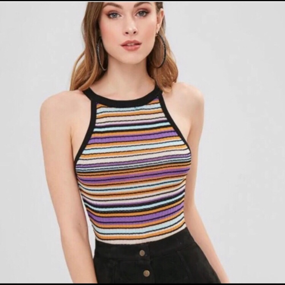 NWT Multicolored Knit Top